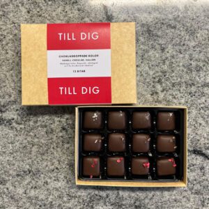 Chokladdoppade kolor presentask - Till dig