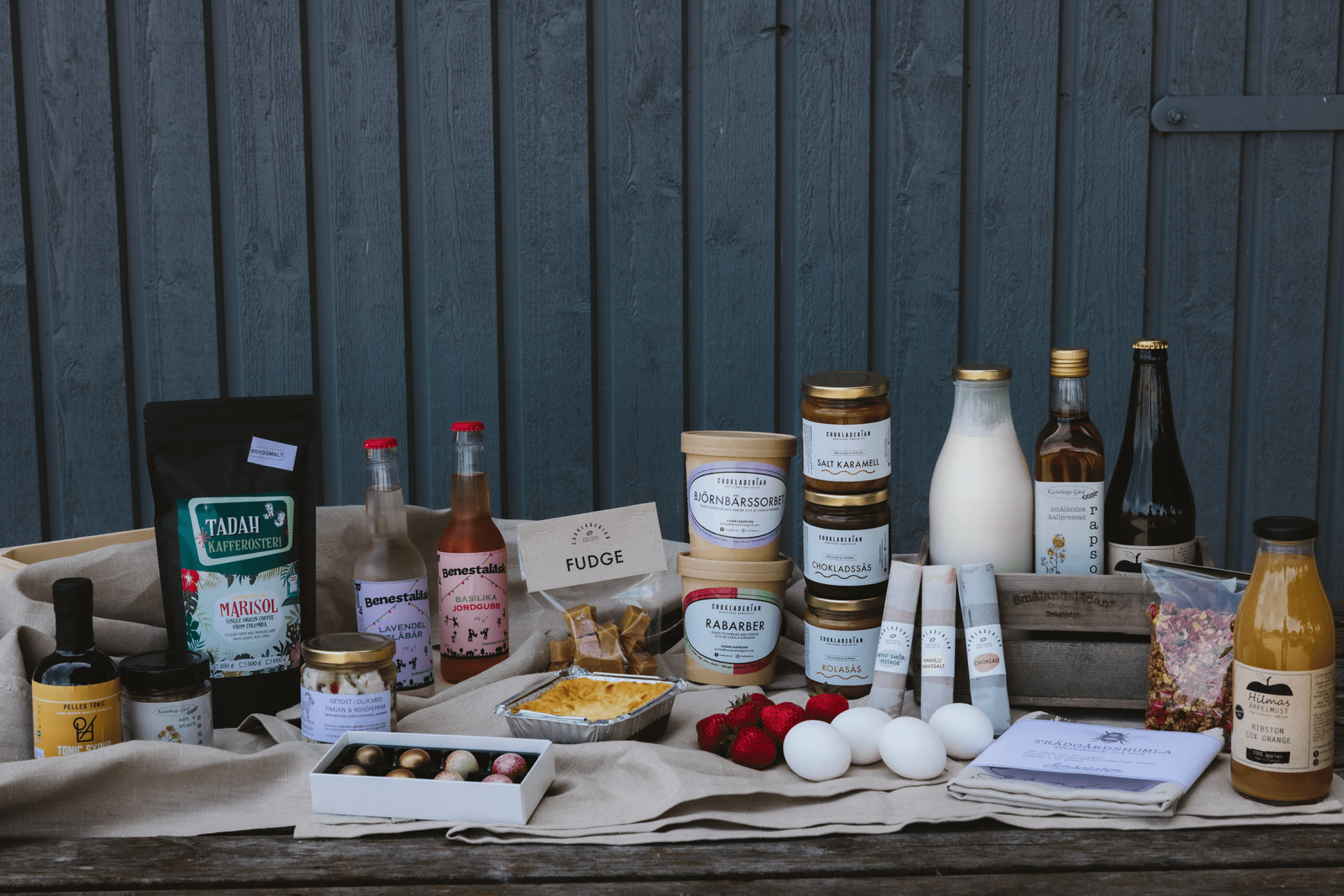 Produkter från vår gårdsbod